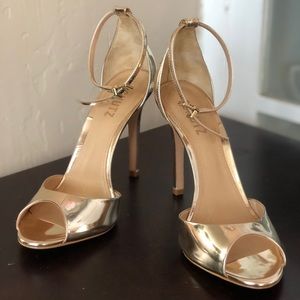 Schutz Gold Heels 👠